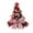 A, variant on Mini Christmas Tree, Ongmies Christmas Bow Tree Topper - Festive Ornament for Holiday Home & Window Decor, Christmas Decorations Indoor