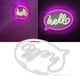 thumbnail image 1 of Hola Letrero De Neón, Letrero De Neón LED Respetuoso Con El Medio Ambiente IP45 Más Seguro Para Fiestas Para Decoración De Restaurantes Para Decoración De Bares, 1 of 7