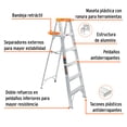 thumbnail image 2 of Escalera de tijera tipo ll 5 peldaños y bandeja Truper, 2 of 3