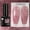 URN031, variant on Black White Red Glitter Color Gel Nail Polish Matte