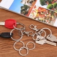 thumbnail image 3 of 25pcs D-ring Lobster Clasp Metal Clasp Hook Keyring Spring Lock Buckle High Elastic Key Chain Snap Clasp Hook, 3 of 9