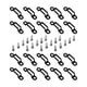 thumbnail image 1 of Conector Invisible Zulema 20 Unids Sujetadores Tornillo Gabinete Armario Cocina Oficina, 1 of 8