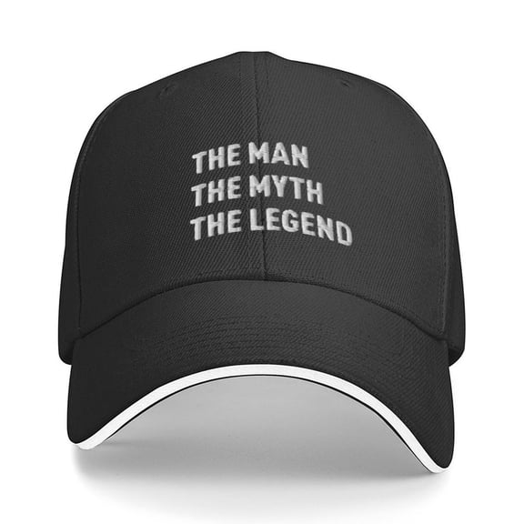 The Man The Myth The Legend Dad Hat Print Baseball Cap Adjustable Strap for Running Workouts and Outdoor Activities All Seasons,Made In USA,Adult One Size Fits All