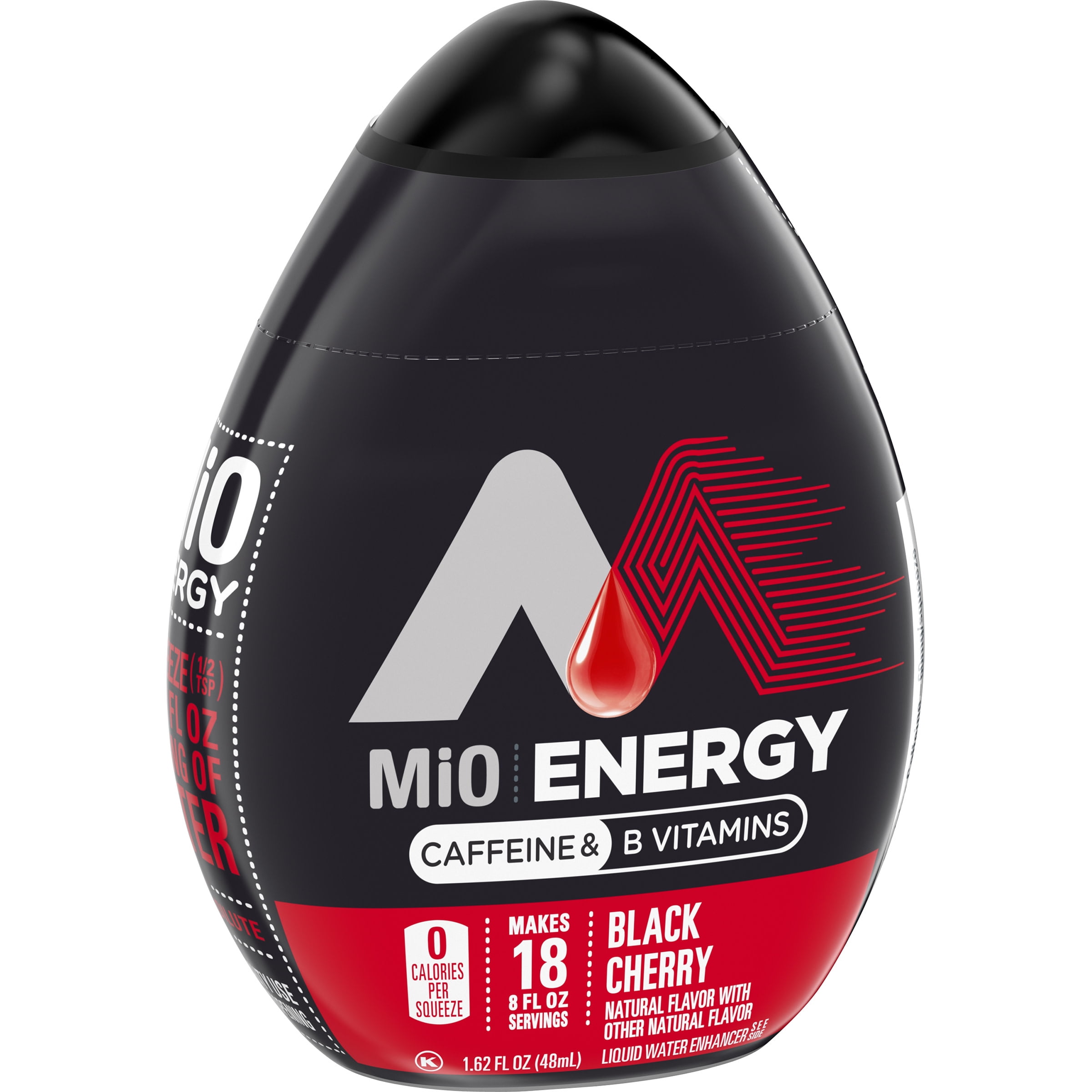 Mio Energy Black Cherry Naturally Flavored Liquid Water Enhancer With Caffe...