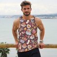 thumbnail image 6 of KLL Love Heart Print Men's Muscle Gym Workout Stringer Tank Tops Bodybuilding Fitness T-Shirts Tank Tops Men-XX-Large, 6 of 7