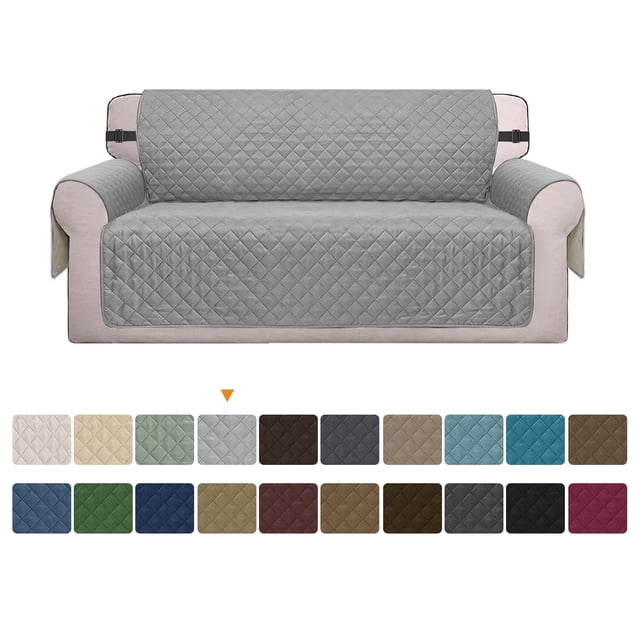 Reversible Sofa Cover Machine Washable Couch Cover Water Resistant Slipcover Non Slip Furniture Protector for Dogs, Children, Pets