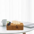 thumbnail image 4 of Tissue Box Storage Home Supplies Paper Case Napkin Holder Tv Mount Stand Imitation Rattan Woven Facial, 4 of 6
