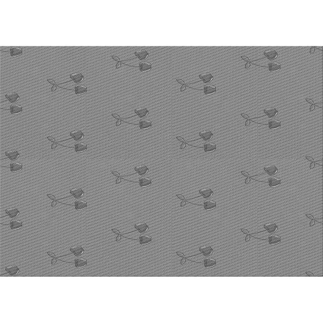 Ahgly Company Indoor Rectangle Patterned Dark Gray Area Rugs, 7' x 10'