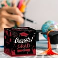 thumbnail image 4 of yulier Graduation Card Box, Graduation Decorations Graduation Box Congrats Grad Card Box Graduation Gift Graduation Party Favors Decor Party Supplies, Red, 4 of 6