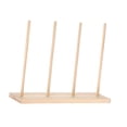 thumbnail image 4 of Organizador de cintas de madera, soporte para ahorrar espacio, multifuncional, para hacer lazos, soporte para carretes de hilo para pastelería y sala, 4 of 8