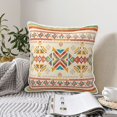 thumbnail image 2 of DouZhe Velvet Decorative Throw Pillow Covers Set of 2, Soft Square Cushion Cover with Invisible Zipper Southwestern American Aztec Boho Printing, 16"x16", 2 of 7