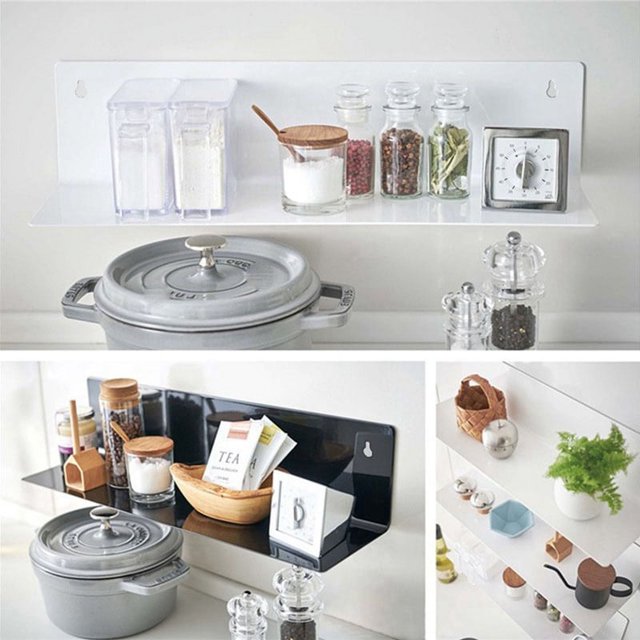 Estante para condimentos de cocina Estante para condimentos de acero inoxidable Estante para condimentos montado en la pared Estante para almacenamiento de aceite, sal, salsa y vinagre Blanco