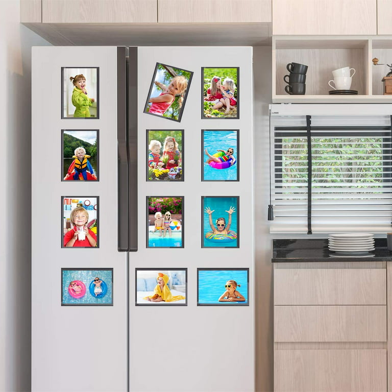 hiimiei HIIMIEI Magnetic Photo Frames for Refrigerator 5x7 Inches