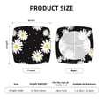 thumbnail image 5 of Vsdgher Daisies Flowers Couch Cushion Covers, Non-Slip Sofa Seat Cushion Slipcovers, Soft Couch Covers（Don't include seat cushion）Two Pieces, 5 of 7