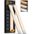 thumbnail image 1 of Gritin 14.7inch Under Cabinet Lighting Rechargeable 2 Pack-3 Color Temps&5 Level Brightness,Super Bright,4 Modes,Motion Sensor,Long Lasting, 1 of 9
