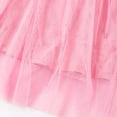 thumbnail image 6 of WRKEKC Girls Summer Dress Short Sleeve Crew Neck Bunny Appliques Mesh Dress Casual Sweet Style for Girls 2-8 Years, 6 of 9