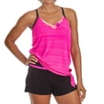 thumbnail image 4 of Zeroxposur Women's 2 Piece UPF 50+ Side Knot Tankini Swimsuit Fuchsia, Size L, 4 of 4