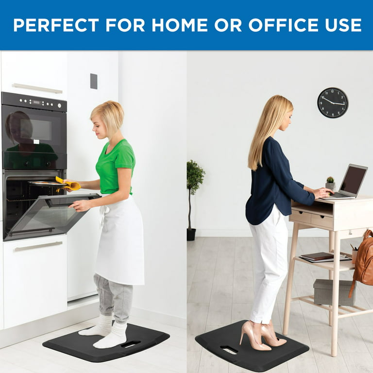 Large Anti-Fatigue Mat for Standing Desk - Sit-Stand Workstations