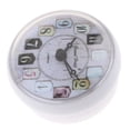 thumbnail image 3 of Reloj de pared de succión Zulema blanco, 3 of 8