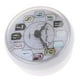 thumbnail image 3 of Reloj de ducha con ventosa, resistente al agua, fácil de leer y con números grandes para baño. Blanco, 3 of 9