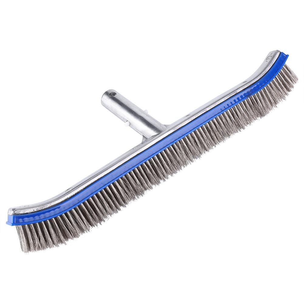 LYUMO 18inch Swimming Pool Steel Brush Bottom Walls Cleaning Supplies