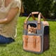 thumbnail image 1 of Mochila porta gatos portátil, bolsa de viaje, bolsa de transporte, correa de hombro ajustable, bolso transpirable para viajar, acampar al aire libre, Naranja Yinane Portador de viaje para gatos, 1 of 6