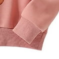 thumbnail image 4 of Likimi Toddler Kids Girls Tops Crewneck Long Sleeve Print T-Shirt Casual Comfortable Soft Spring Fall Tops Size 2-3 Years Pink, 4 of 8
