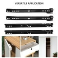 thumbnail image 2 of 1 Pair Bottom Mount Replacement Drawer Slides for Dresser and Slide Drawer Rails with Brackets, 2 of 9