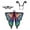 Rainbow-AD-22, variant on Butterfly Costume for Women - Halloween Cape Adult Wings with Mask and Antenna Headband