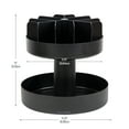 thumbnail image 4 of Mind Reader 2-Tier Snack Carousel, Countertop Organizer, Snack Tray, Plastic, Black, 4 of 9