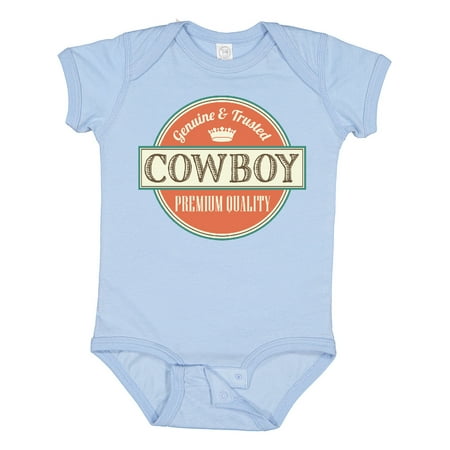 

Inktastic Cowboy Vintage Logo Boys Baby Bodysuit
