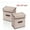khaki-2 Pack (Small Size), variant on Foldable Storage Boxes with Lids,10" x 7.5" Fabric Storage Bins with Lids, Toys Organizers, Closet Organizers for Clothes Storage, Room Organization, Office Storage, Toys - (Khaki,1 Pack)