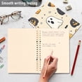thumbnail image 4 of FORMRS 1-Subject Spiral Notebook 8" x 5" College Ruled 60 Refillable Sheet A5 Hard Cover, 2 Pack, Halloween Black Pumpkins, 4 of 7