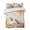 Flaxen, variant on Quilts Twin Size, White Green Pumpkins Fall Soft Comforter Bedding Set for Bed, Thanksgiving Floral Rustic Lightweight Quilted Bedspread with Pillow Cover(2 Pieces) for All Season, 68x86 Inch
