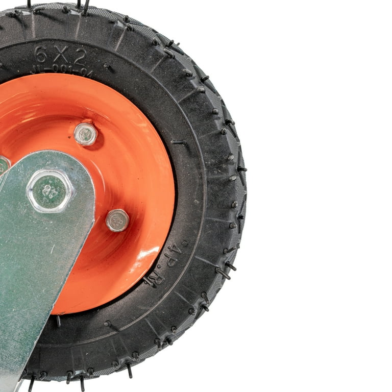 AlveyTech Front Caster Wheel Assembly with Tire/Tube/Rim/Axle/Fork