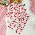 thumbnail image 4 of JUMEYU Big Girls Pajamas Long Sleeve Girls Tie Dye Fall Pajamas Long Sleeves 2-Piece PJ Set Cute Jammies Size 9-10 (Purple,9-10 Years), 4 of 4