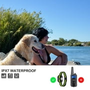 Heaflex Dog Training Collar with Remote, Electronic Shock Collar with Beep, Vibration, and Light Mode, Waterproof Electric Dog Collar for All Dogs