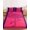 Pink Navy Blue, variant on Full Size Fitted Sheet Set - Yellow Blue Pineapple 3 Piece Bedding Sets 16" Deep Pocket Fitted Sheet with 2 Pillowcases Summer Beach Coastal Modern Art Brushed Microfiber Hotel Luxury Bed Sheets