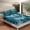 Blue, variant on Erosebridal Halloween Pumpkin Bed Sheets Twin For Kids,Black Cat Bedding Sets Twin Size,Botanical Decor,Lightweight,3pcs