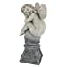 thumbnail image 3 of Design Toscano NG29240 Balancing a Dream Cherub Garden Statue,two tone stone, 3 of 4
