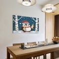 thumbnail image 3 of Canvas Prints Happy Penguin Merry Christmas Cute Artwork Print Painting Winter Holiday Decor&nbsp; Bathroom Wall Art 16x24inch Nursery Living Room Décor Framed Ready to Hang, 3 of 8