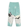 thumbnail image 4 of Kdxio Women's Comfy Stretch French Bulldog Taking a BathPrint Drawstring Pajama Pants-XX-Large, 4 of 9