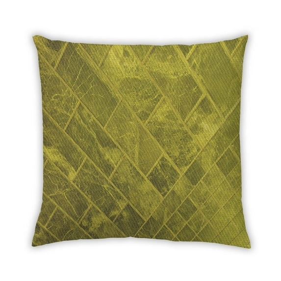 Ahgly Company Outdoor Square Contemporary Throw Pillow, 18 inch by 18 inch