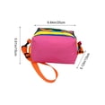 thumbnail image 3 of Crossbody Bag for Women, Lightweight Color Block Purse with Adjustable Strap, Large Capacity Casual Shoulder Handbag for Travel, Daily Commute, and Outdoor Use, 3 of 6