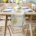 thumbnail image 2 of Table Runner Dresser Scarves 72 Inch Long, Summer Wildflower Plant Floral Linen Dining Table Runners Summer Flower Leaf Tabletop Scarf for Wedding Holiday Party Kitchen, 2 of 7