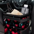thumbnail image 6 of Electrocardiogram Car Trash Can Mini Trash Can, Foldable with Lid, Leak-Proof, Hanging Storage Bag, 6 of 6