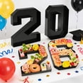 thumbnail image 4 of ZZkhGO 2026 Graduation Fillable Number Box, Sturdy Cardboard Paper Platter for Fruit Cheese Snacks, Party Center Decoration for Graduation Season Dinner, 4 of 7
