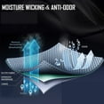 thumbnail image 5 of WANGQ Compression Ankle Support Running Socks Women Wicking 3 Pairs Quarter Athletic Cushioned Plantar Fasciitis Socks, 5 of 8