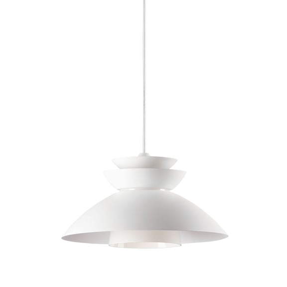 11359WTWT Maxim Lighting Nordic-One Light Pendant-14.25 Inches wide by 8 inches high-White Finish    -Traditional Installation