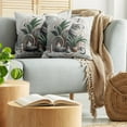 thumbnail image 5 of Ambesonne Cat Throw Pillow Cover 2 Pack, Kitty in a Noble Pose Bohemian, 16", Grey Green Pale Rust, 5 of 7